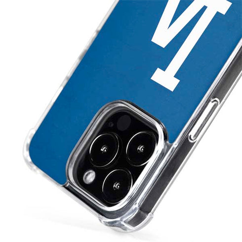 MLB Los Angeles Dodgers - Solid Distressed iPhone 15 Pro MagSafe Case